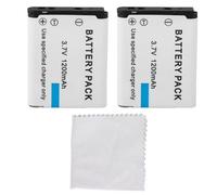 EN EL19 Battery, 2pcs 3.7V Camera Battery Replacement 1200mah Li Ion Battery Pack for EN EL19 MH 66 for Coolpix A100 S32 S100 S2600 S2700 Cameras