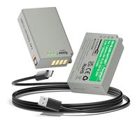 EN-EL20 EN-EL20a Battery with LED and USB-C charging cable for Nikon Coolpix P1100, P1000, Coolpix A, P950, 1 J1, 1 J2, 1 J3, 1 S1, 1 V3, DL24-500, 1 AW1 Digital Camera