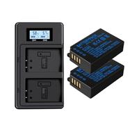 EN-EL20a EN-EL20 Battery，Compatible For Nikon，For EN EL20 EL20a P1000, 1 J1, 1 J2, 1 J3, 1 S1, 1 V3, A, A 1, AW1, DL24-500(2 Battery 1 Charger)