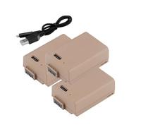 EN EL25 EN-EL25 Battery With Type-C Charging Input，Compatible For Nikon，for Z30 Z50 ZFC Camera 4241 EN-EL25 Battery MH-32 Charger(3 Pcs Battery)