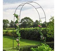 en Fer Forgé pour Mariage Treillis de Pergola Stable Cadre à Roses pour Plantes Grimpantes Décoration de Fête Facile à Assembler et à Démonter