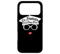 En Francais S'il Vous Plait - French Woman Beret Red Lips Case for iPhone 17 Pro Max