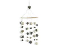 Én Gry & Sif Baby Mobile Felt Hand-Made Fair Trade Baby Room Decoration for Girls & Boys Hanging Over Changing Table Baby Cot Playpen I Lamb