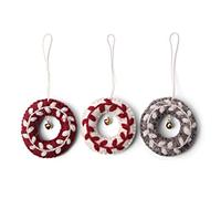 Én Gry & Sif Bell Pendant - Pretty Handmade Decoration for Winter and Christmas Tree Hanging - Set of 3