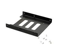 EN-Labs 1.3ft SATA & Power 22pin Combo Cable w/ 2.5" to 3.5" SSD HDD Metal Mounting Bracket Adapter Hard Drive Holder Compatible With PC SSD