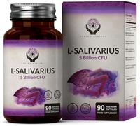 EN Lactobacillus Salivarius | 90 High Strength Lactobacillus Salivarius Capsules - 5 Billion CFU L-Salivarius per Capsule | Non-GMO, Gluten & Allergen Free | Made in the UK