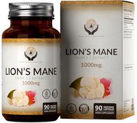 EN Lion's Mane Mushroom, 90 Capsules, 1000mg 5:1 Lions Mane Extract | Lion's Mane Extract Capsules - 1000mg Per Serving | Vegan Mushroom Complex | Non-GMO, Gluten & Allergen Free | Made in The UK