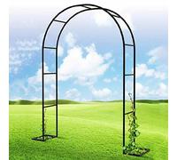 en - Pergola pour Roses, Support de Fleurs, Gloriette Métallique, Colonne Décorative pour Terrasse, Idéal pour Mariages et Soirées Romantiques