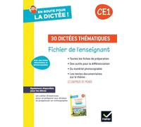 En route pour la dictée ! CE1 - Les animaux du monde - Ed. 2024 - Fichier de l'enseignant