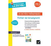 En route pour la dictée ! CE2 - Ed. 2023 - Fichier photocopiable: Fichier de l'enseignant