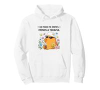 En Todo Te Metes Menos a Terapia Capybara Funny Meme Pullover Hoodie