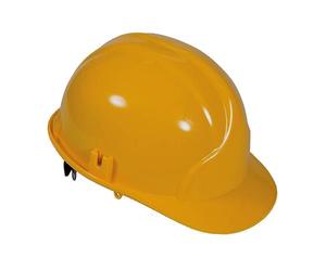 EN397 Yellow Safety Hard Hat Work Chin Strap Construction Workers Helmet P303