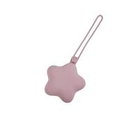 Ena Baby Silicone Pacifier Holder Case in Star Shape, Soft & Safe Pacifier Pod with Strap, Easy to Attach to Stroller, BPA-Free, Cute Dummy Box, Universal Pacifier Case for Travel, Home (Pink)