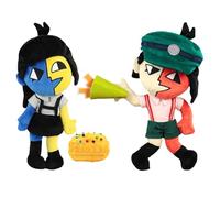 ENA Dream BBQ Plush Toy, ENA Dream BBQ Talking Plush Doll, Soft Stuffed Figure Doll, Cute Game Doll for Room Decor Kids Adult Collectors (A Set)