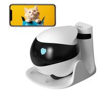 Enabot EBO SE FamilyBot,Pet Camera Home Security Camera,Movable Indoor WiFi Cam,2 Way Talk,Night Vision,1080P Video, Self Charging Rechargeable Wireless Camera for Pet/Elderly