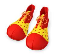 enadoi Unisex Clown Shoes Costume Accessory For Halloween Christmas Parade Carnival Disco Theme Circus Costume Cosplay Dress-Up Party Clown Outfit For Adult Men Women Red And Yellow