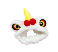 Enakshi (LABEL) Pet Costume Hat Cosplay Funny Celebration Adjustable Lion Dance Dog Headwear