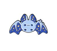Enamel Bat Rabbit Lapel Pin Charming Jewelry Gift for a Friend Lovely Cartoon Brooch, Einheitsgröße, As described