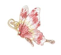 Enamel Butterfly Brooch Pin - Colourful Lapel Pin for Women - Nature-Inspired Brooch for Scarf, Shawl or Coat