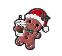 Enamel Ginger Snap Cookie Brooch Lovely Kitten Bowknot Christmas Pin Backpack Hat Decoration Gift Ginger Snap Kitten Backpack Pin