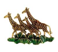 Enamel Giraffe Brooch Pin for Women, M, Metal, no gemstone