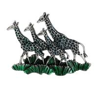 Enamel Giraffe Brooch Pin for Women, M, Metal, no gemstone