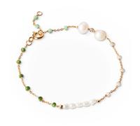 Enamel Lola Perla Bracelet 18 ct. Goldplated Silver B81G-Confident - Woman - 925 Sterling Silver Gold 16 cm