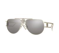 Enamel Medusa Sunglasses Pale Gold/Grey - male - Versace - Sunglasses - Yellow - ONE SIZE - Accessories ONE SIZE