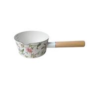 Enamel Milk Pot Nonstick with Pour Spout Porridge Cooking Pot Universal Butter Warmer for Camping Kitchen Breakfast Cooking Home for Kitchen, Dining Room