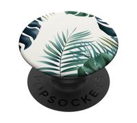 Enamel Monstera Leaf PopSockets Swappable PopGrip