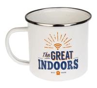 Enamel Personalised Coffee Mug The Great Indoors