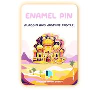 Enamel Pin - Aladdin and Jasmine Castle. Collector’s Edition, Durable & Stylish Souvenir Pin for Backpacks, Jackets, Hats, and Accessories