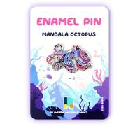 Enamel Pin - Mandala Octopus. Collector’s Edition, Durable & Stylish Souvenir Pin for Backpacks, Jackets, Hats, and Accessories