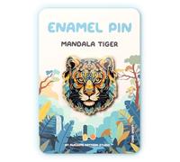 Enamel Pin - Mandala Tiger. Collector’s Edition, Durable & Stylish Souvenir Pin for Backpacks, Jackets, Hats, and Accessories