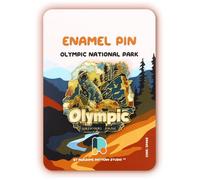 Enamel Pin - Olympic National Park. Collector’s Edition, Durable & Stylish Souvenir Pin for Backpacks, Jackets, Hats, and Accessories, National Park Lovers Gift