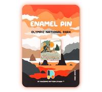 Enamel Pin - Olympic National Park. Collector’s Edition, Durable & Stylish Souvenir Pin for Backpacks, Jackets, Hats, and Accessories, National Park Lovers Gift