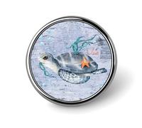 Enamel Pins Pieces Conch Buttons For Jeans Marine Life Lapel Pin Blue Wood Grain Ocean Theme Backpack Pins Nautical Coastal Beach Themed Ocean Beach Pin For Men Women Boys And Girls Decor