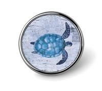 Enamel Pins Pieces Conch Buttons For Jeans Marine Life Lapel Pin Blue Wood Grain Ocean Theme Backpack Pins Nautical Coastal Beach Themed Ocean Beach Pin For Men Women Boys And Girls Decor