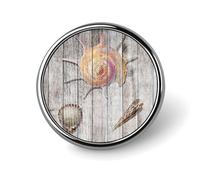 Enamel Pins Pieces Conch Buttons For Jeans Sea Theme Lapel Pin Beach Themed Custom Buttons Mediterranean Style Ocean Park Ocean Theme Badge Pins Fashional Accessory For Women Set of 1