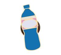 Enamel Pins with Cartoon Life Motifs for Jackets and Lapels, Normal, Non-precious metal