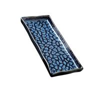 Enamel Plates Japanese Serving Tray Pie Plates Enamel Sushi Platter Sushi Serving Ceramic Dinner Plates Decorative Tray Ceramic Fish Plates Dishes Tray Pasta Tableware ,As Shown-22.9*11.3*2.4cm