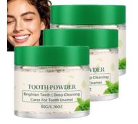 Enamel-Safe Teeth Whitening Powder, Color Correcting Brightening Tooth Powder, Purely White Deluxe Teeth Whitening Powder, Teeth Whitening and Repair Powder, Breath Freshening Whitening Powder (3pcs)