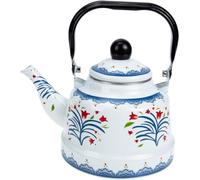 Enamel teapot,Enamel Kettle Ceramic Teapot Whistling Tea Kettles Floral Kettle Japanese Tea Kettle Boiling Teapot Enamel Teapot Vintage Teakettle Heating Water Kettle Heating Pot Japanese-st