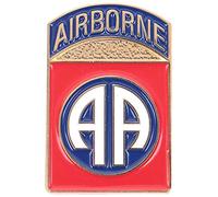 Enamel US 82nd Airborne Division All American Pin Badge