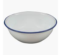 Enamel Vintage Camping Bowl, White