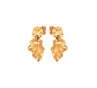Enamel Windy Small Earrings 18 ct. Goldplated Silver E290GM - Woman - 925 Sterling Silver Gold