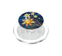 EnamelCelest Mosaic Glass Celestial Moon Sun PopSockets PopGrip for MagSafe