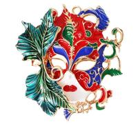 Enameled Shaped Pin Ethnic Inspired Jewelry Accessory Kirsite Materials Contemporary Design Guochao Chinese Trendy Oil Brooch