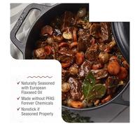 Enameled Soup Pot 30cm Enameled Cast Iron Oven 5 Quart Heavy Soup Pot Casserole Dish For Bread Baking And Stew Kitchen Nonstick Braised