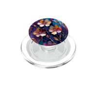 EnamelFlower Vibrant Blossoms Colorful PopSockets PopGrip for MagSafe